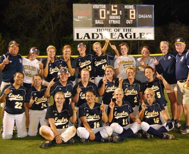 The Lady Eagles won two conference games on Tuesday to claim the No. 1 seed at the AAC Tournament.